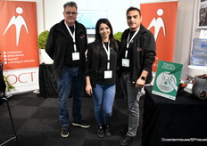 Ronald de Meester, Izabelle Miseroy - Gerencser and Orhan Tuyen of OCT Personeelsdiensten.               